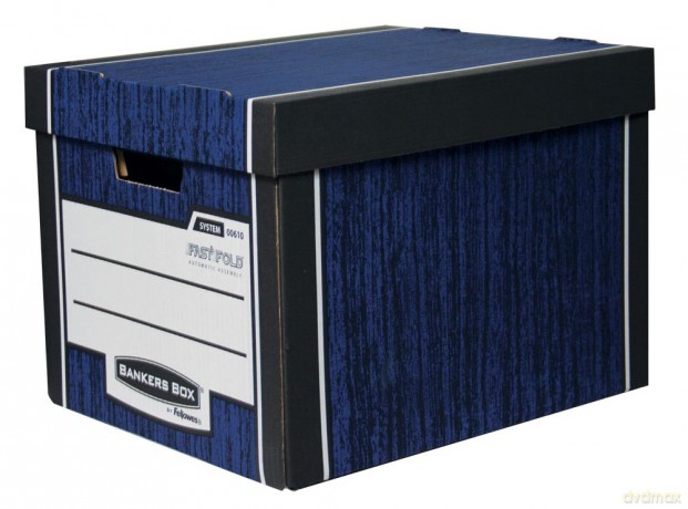 Pojemnik do Archiwizacji Woodgrain Fellowes Granatowy [BIURO]