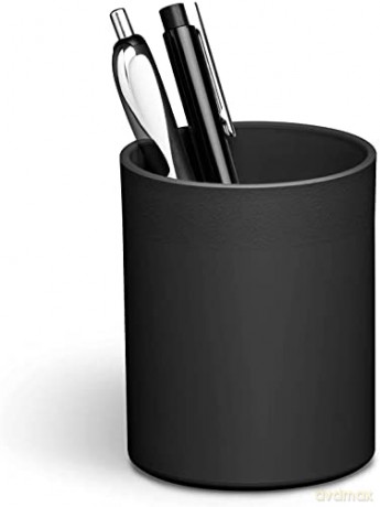 Pojemnik na dlugopisy Okrągły Eco Czarny Durable 775901 [BIURO]