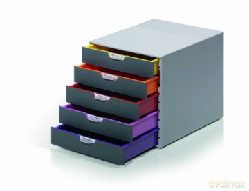 Pojemnik na dokumenty Plast 5szuflad 760527 Varicolor5 [BIURO]