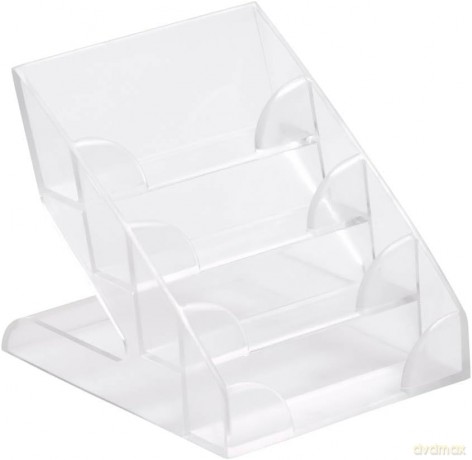 Pojemnik na Wizytówki Akrylowy Przeźroczysty Durable 243919 [BIURO]