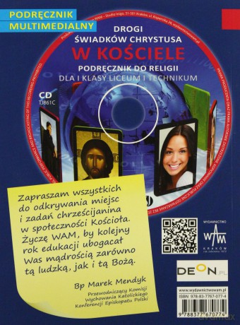 W Kościele - Podręcznik Multimedialny. Podręcznik i notes ucznia dla I klasy liceum i technikum [KSIĄŻKA]+[CD]