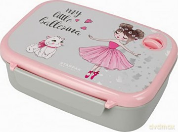 Pudełko Śniadaniowe Balerina Pastel Starpak 486125
