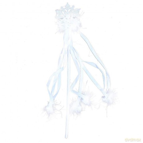Różdżka 45 cm Śnieżynki Sk4308