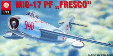 Samolot Sklej 1:72 Mig-17pf Fresco Pud