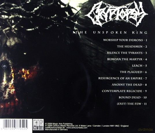 Cryptopsy: The Unspoken King [CD]
