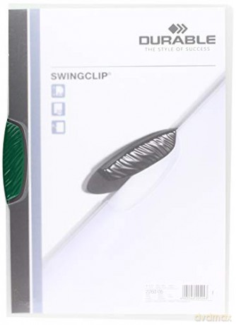 Swingclip, Skoroszyt Zaciskowy A4, 1 - 30 Kartek, Kolor Zielony [BIURO]