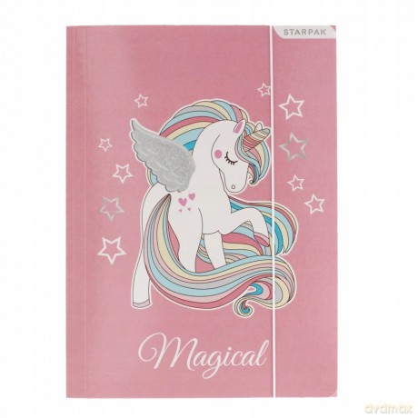 Teczka z Gumką A4 Unicorn Starpak 480785
