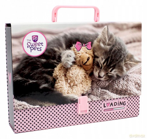 Teczka z Rączką A4/65mm Sweet Pets Kotiamin 102529