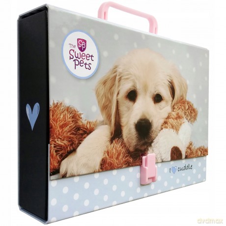 Teczka z Rączką A4/65mm Sweet Pets Piesiamin 102536
