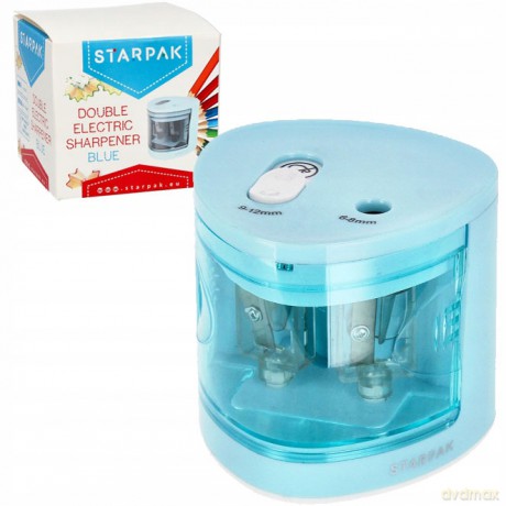 Temperówka Elektryczna Podwójna Niebieska Starpak 470857