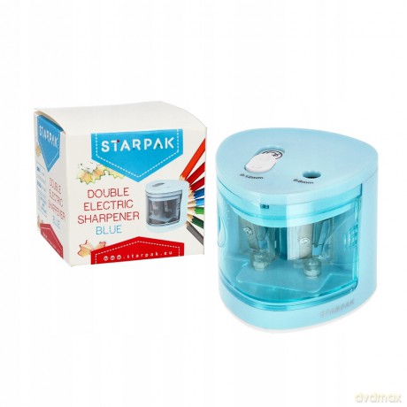 Temperówka Elektryczna Podwójna Niebieska Starpak 470857