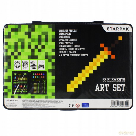 Zestaw Artystyczny 68 el. Pixel Game Starpak 476949
