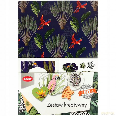 Zestaw Kreatywny Dżungla Foliamin 100020