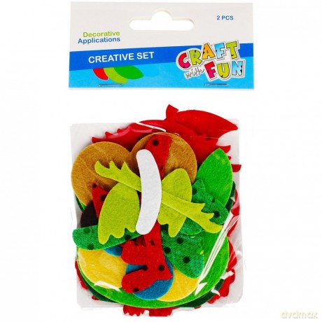 Zestaw Kreatywny Filcowy Sowa Craft With Fun 480011