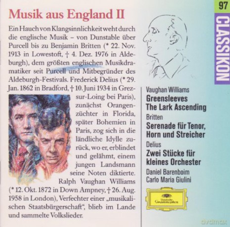 Cso Eco Giulini Bboi: Music From England Ii [CD]