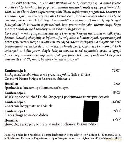 Błogosławiony bogacz. Dlaczego Bóg chce, żebyś był wolny i bogaty [CD]