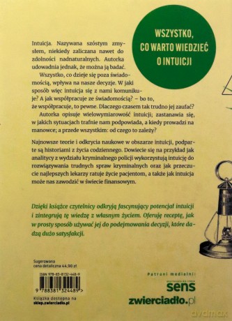Intuicja. Przewodnik dla lubiących rozkminiać bez bólu - Matylda Gerber [KSIĄŻKA]