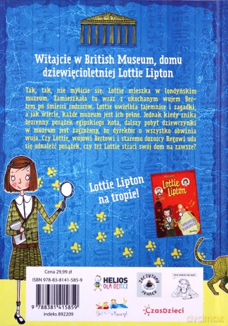 Klątwa egipskiego kota. Przygody Lottie Lipton - Dan Metcalf [KSIĄŻKA]