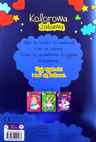 Kolorowa zabawa. Kosmos [KSIĄŻKA]