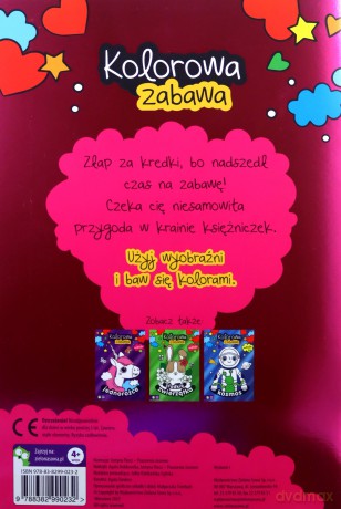 Kolorowa zabawa. Księżniczki [KSIĄŻKA]