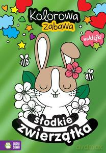 Kolorowa zabawa. Słodkie zwierzątka [KSIĄŻKA]