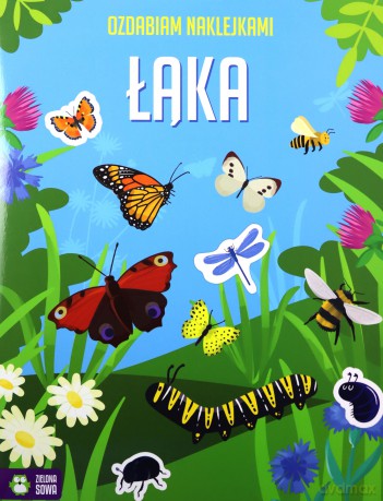 Ozdabiam naklejkami. Łąka [KSIĄŻKA]