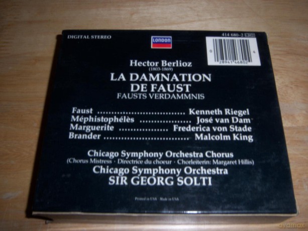 Cso/ Georg Solti: Berlioz: La Damnation De Faust [2CD]