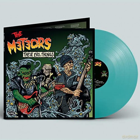 The Meteors: These Evil Things (Blue) [Winyl]