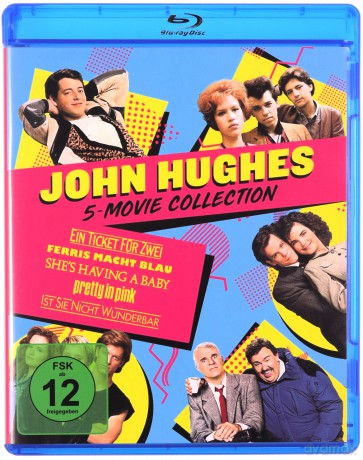 John Hughes: 5 Movie Collection: Planes, Trains & Automobiles | Ferris Bueller's Day Off | She's Having a Baby | Pretty in Pink | Some Kind of Wonderful [Blu-Ray]