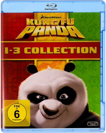 Kung Fu Panda 1-3 [3xBlu-Ray]