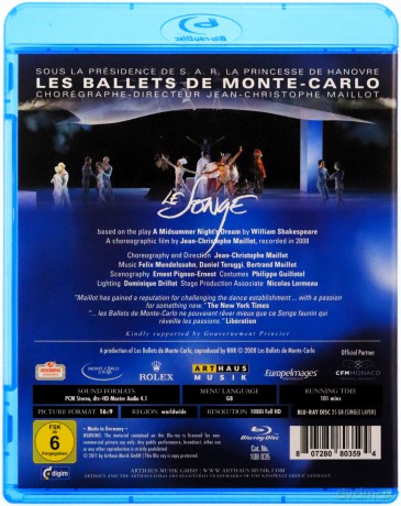 Les Ballets De Monte-Carlo - Le Songe [Blu-Ray]