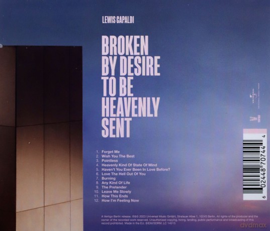 Lewis Capaldi: Broken By Desire To Be Heavenly Sent [CD]