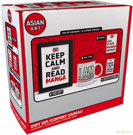 Asian Art - Magnes + MagnesIC BOOKMARK + Kubek 320ml + KRAFT FRAME