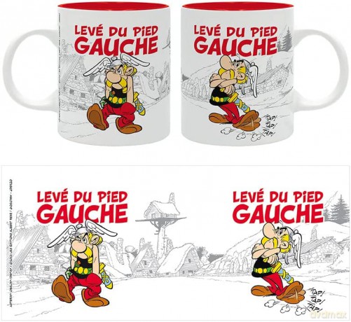 ASTERIX - Kubek 320ml - GET UP ON THE WRONG SIDE OF THE BED
