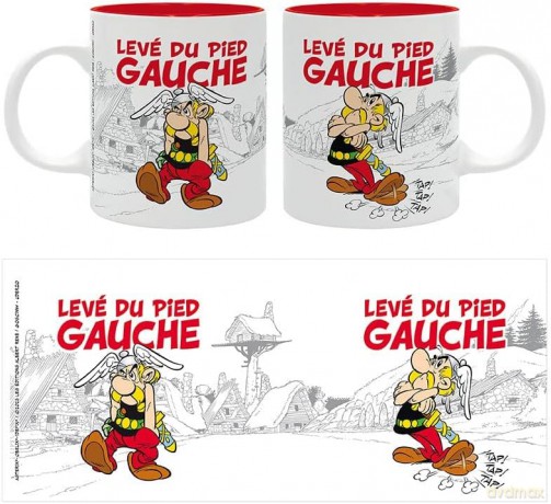 ASTERIX - Kubek 320ml - GET UP ON THE WRONG SIDE OF THE BED