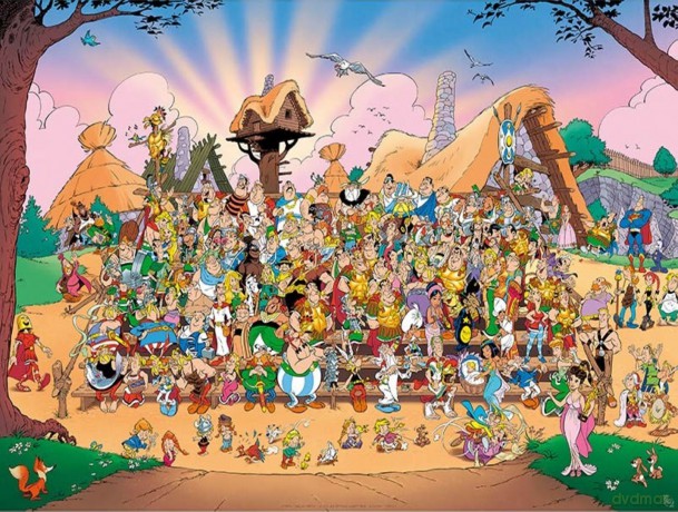 ASTERIX - Plakat - FAMILY PORTRAIT (91.5x61)