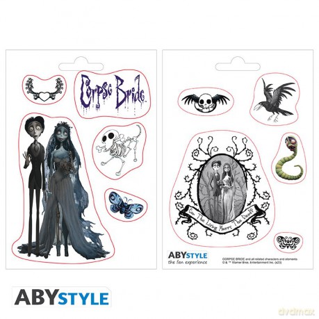 CORPSE BRIDE - Naklejki - 16x11cm/ 2 sheets - Characters