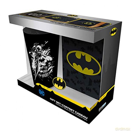 DC COMICS - Pck XXL glass + Pin + Pocket Notebook Batman