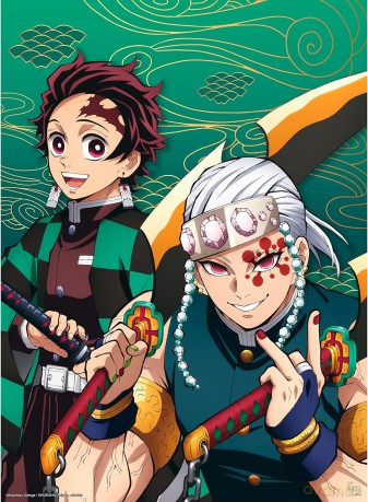 DEMON SLAYER - Set 2 Chibi Plakats -Entertainment District (52x38)