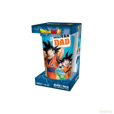 DRAGON BALL SUPER - Large Szklanka - 400ml - SAIYAN DAD