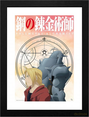 FULLMETAL ALCHEMIST - Framed print Elric Brothers (30x40)