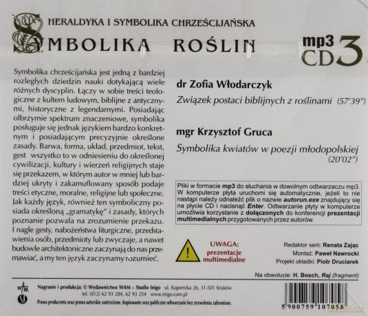 Symbolika Roślin Cz. 3. Heraldyka i symbolika chrześcijańska [CD]