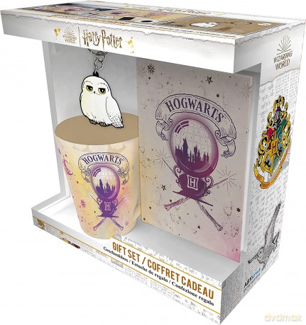 HARRY POTTER - Pck Kubek250ml + KeyringPVC + Notebook Hogwarts