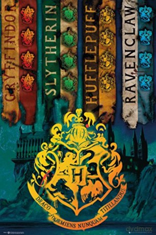 HARRY POTTER - Plakat House Flags (91.5x61)