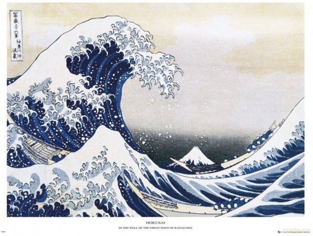 HOKUSAI - Plakat Great Wave (91.5x61)*