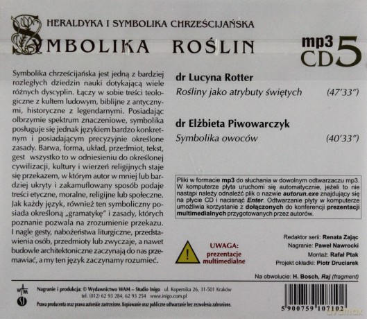 Symbolika Roślin Cz. 5. Heraldyka i symbolika chrześcijańska [CD]