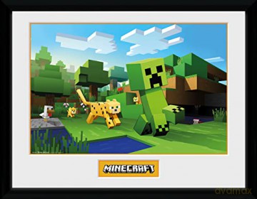 MINECRAFT - Framed Print Ocelot Chase (12x16)