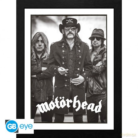 MOTORHEAD - Framed print Group Black and White (30x40)