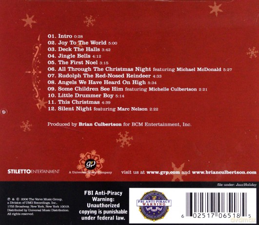 Culbertson Brian: A Soulful Christmas [CD]