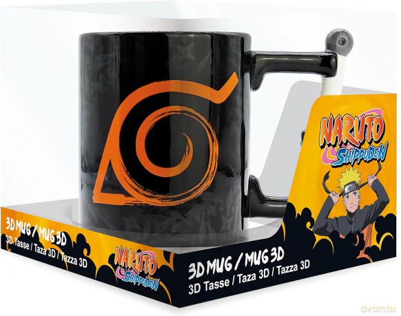 NARUTO SHIPPUDEN - Kubek 3D handle - Kunai Konoha